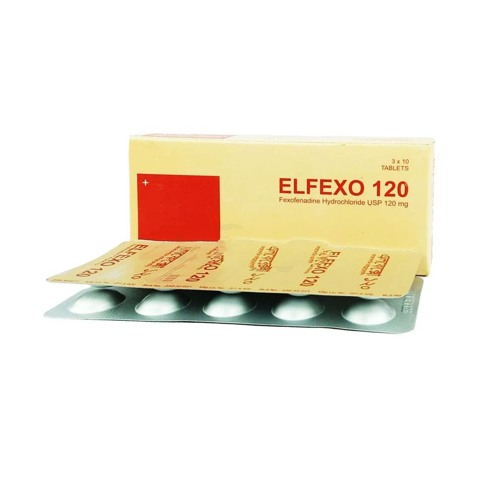 Tablet Elfexo 120mg (30pcs) (Fexofenadine Leon)